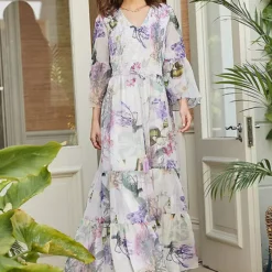 Together! Together Floral Print Maxi Dress