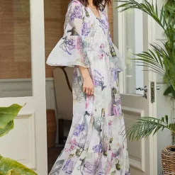 Together! Together Floral Print Maxi Dress -Outlet Seraph Dress Store Together Floral Print Maxi Dress48K039FRSP W02