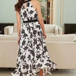 Together! Together Mono Print Satin Dress -Outlet Seraph Dress Store Together Mono Print Satin Dress29T105FRSP W01