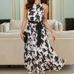 Together! Together Mono Print Satin Dress -Outlet Seraph Dress Store Together Mono Print Satin Dress29T105FRSP W02