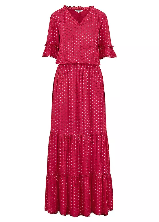 Together! Together Raspberry Maxi Dress 2 Together! Together Raspberry Maxi Dress - Image 2