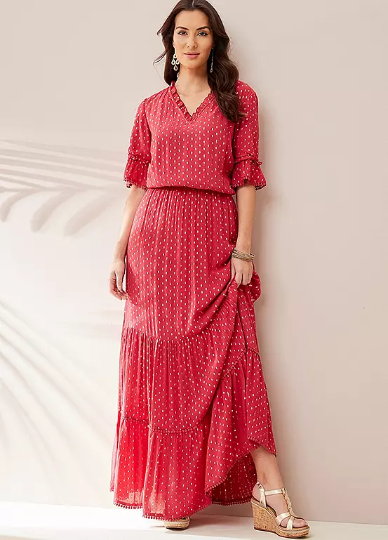 Together! Together Raspberry Maxi Dress 1 Together! Together Raspberry Maxi Dress