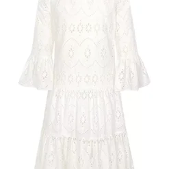 Together! Together White Broderie Anglaise Tunic Dress -Outlet Seraph Dress Store Together White Broderie Anglaise Tunic Dress97W838FRSC W01
