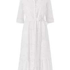 Together! Together White Broderie Shirt Dress -Outlet Seraph Dress Store Together White Broderie Shirt Dress48J237FRSC