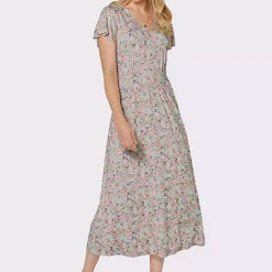 Witt Floral Jersey Midi Dress 6 Witt Floral Jersey Midi Dress -Outlet Seraph Dress Store Witt Floral Jersey Midi DressE02518FRSP W01