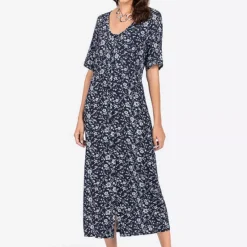 Witt Floral Print Midi Dress -Outlet Seraph Dress Store Witt Floral Print Midi DressE47684FRSP W01