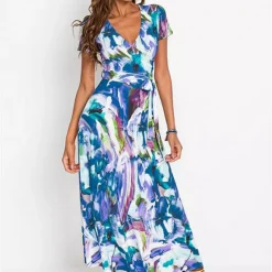 Bonprix Belted Floral Maxi Dress -Outlet Seraph Dress Store bonprix Belted Floral Maxi Dress921169FRSP W01