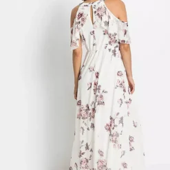 Bonprix Cold Shoulder Floral Print Maxi Dress -Outlet Seraph Dress Store bonprix Cold Shoulder Floral Print Maxi Dress914505FRSP W01