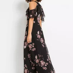 Bonprix Cold Shoulder Floral Print Maxi Dress -Outlet Seraph Dress Store bonprix Cold Shoulder Floral Print Maxi Dress945922FRSP W02
