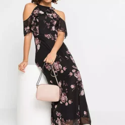 Bonprix Cold Shoulder Floral Print Maxi Dress -Outlet Seraph Dress Store bonprix Cold Shoulder Floral Print Maxi Dress945922FRSP W05