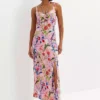 Bonprix Cut-Out Floral Dress