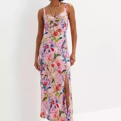 Bonprix Cut-Out Floral Dress