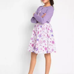 Bonprix Floral Party Dress & Bolero & Belt