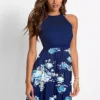 Bonprix Lace Bodice Floral Dress
