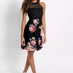 Bonprix Lace Bodice Floral Dress -Outlet Seraph Dress Store bonprix Lace Bodice Floral Dress922854FRSP W04