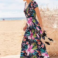 Bonprix Tropical Maxi Dress