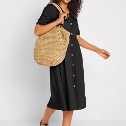 Bonprix V-Neck Button Dress -Outlet Seraph Dress Store bonprix V Neck Button Dress903013FRSP W04