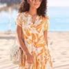S.Oliver Flounced Beach Dress